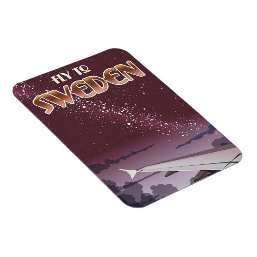 スウェーデンへ飛ぶ マグネット (右側)