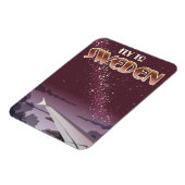 スウェーデンへ飛ぶ マグネット (左側)