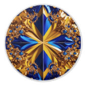 スウェーデンカラーのセラミックノブの引っ張り セラミックノブ (正面)