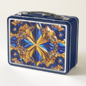 スウェーデンカラーの金属ステンレス弁当箱 メタルランチボックス (裏面)