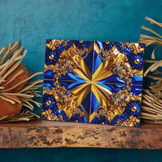 スウェーデンカラーズプラークモダンデザイン フォトプラーク (側面)