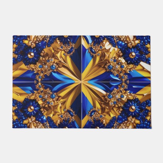 スウェーデンカラー付きドアマットデザイン ドアマット (正面)