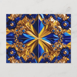 スウェーデンカラー付きポストカードデザイン ポストカード