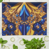 スウェーデンカラー付キッチンタオルデザイン キッチンタオル (折り畳み)