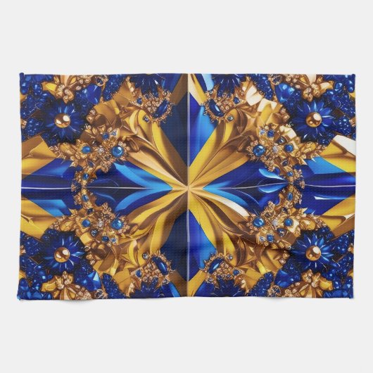 スウェーデンカラー付キッチンタオルデザイン キッチンタオル (横)