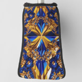 スウェーデンカラー付ゴルフパターカバーデザイン ゴルフヘッドカバー (回転90)