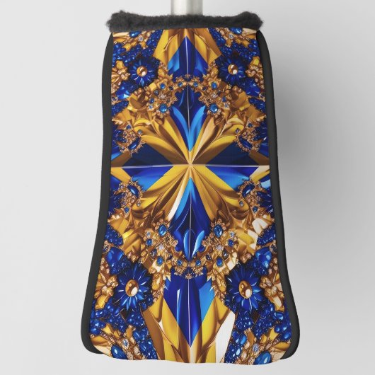 スウェーデンカラー付ゴルフパターカバーデザイン ゴルフヘッドカバー (回転90)