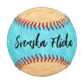 スウェーデンガール 野球ボール (裏面)