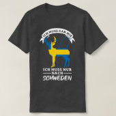 スウェーデンギフトストックホルムスウェーデンマルモフィカ Tシャツ (デザイン正面)