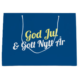 スウェーデンクリスマス抱き枕 ラージペーパーバッグ