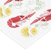 スウェーデンクレイフィッシュパーティークラフトスキヴァ ショートテーブルランナー (コーナー)