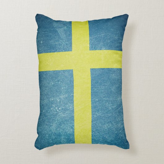 スウェーデングランジ国旗 アクセントクッション (正面(垂直))