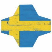 スウェーデングランジ国旗 サッカーボール (フラット)