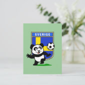 スウェーデンサッカーパンダ ポストカード (スタンド正面)
