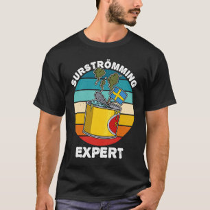スウェーデンスウェーデンの魚専門シュールームミンプケfi tシャツ