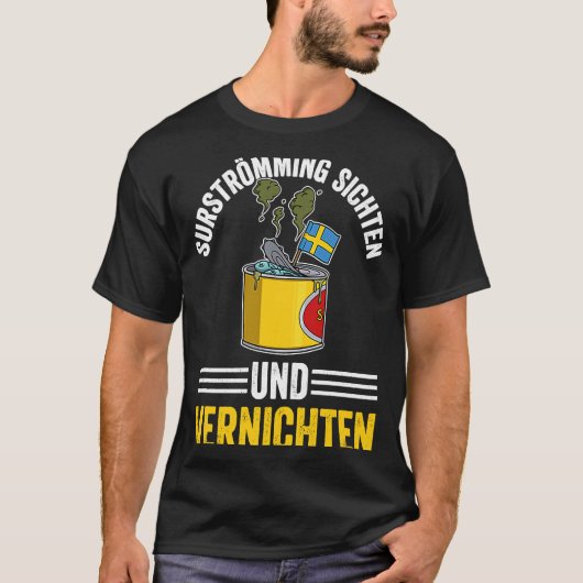 スウェーデンスウェーデンの魚専門シュールームミンプケfi tシャツ (正面)