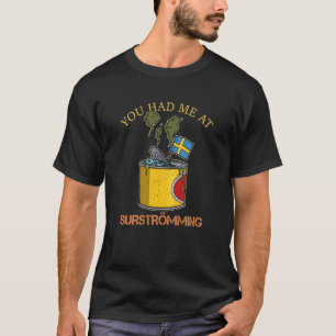 スウェーデンスウェーデンの魚専門シュールームミンプケfi tシャツ