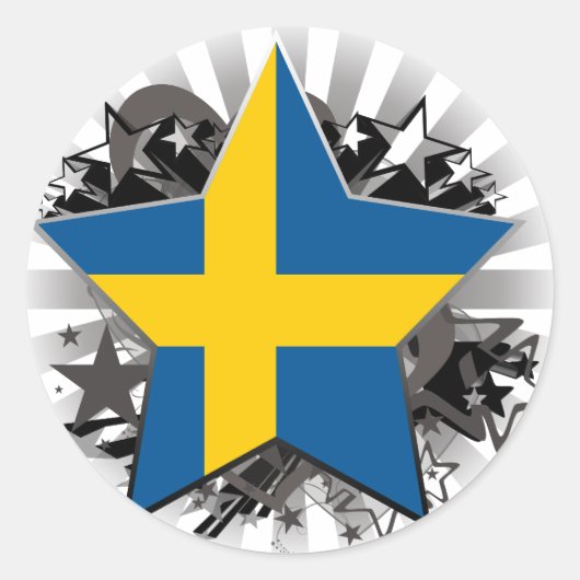 スウェーデンスター ラウンドシール (正面)