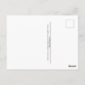 スウェーデンストックホルムドロッティンホルムパレスポストクロッシング ポストカード (裏面)