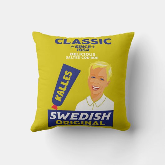 スウェーデンスメゴスカビアフィッシュカイバー クッション (裏面)