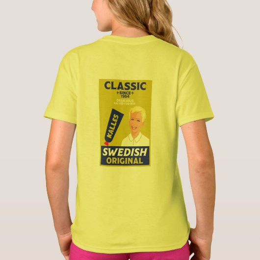 スウェーデンスメゴスカビアフィッシュカイバー Tシャツ (裏面)