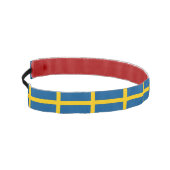 スウェーデンスリップまたは滑ること国旗を持つノンヘッドバンド アスレチックヘッドバンド (左)