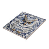 スウェーデンダラアウルブルーアンドホワイト新しい タイル (側面)