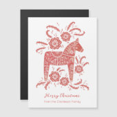 スウェーデンダラホースクリスマスカード (正面/裏面)