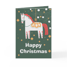 スウェーデンダラホースクリスマスホワイト