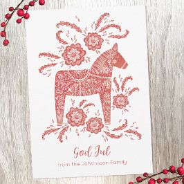 スウェーデンダラホースゴッドジュル シーズンカード