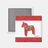 スウェーデンダラホーススカンジナビア マグネット (正面/裏面)