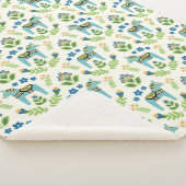 スウェーデンダラホースズティール（緑がかった色）シェルパブランケット シェルパブランケット (3/4)