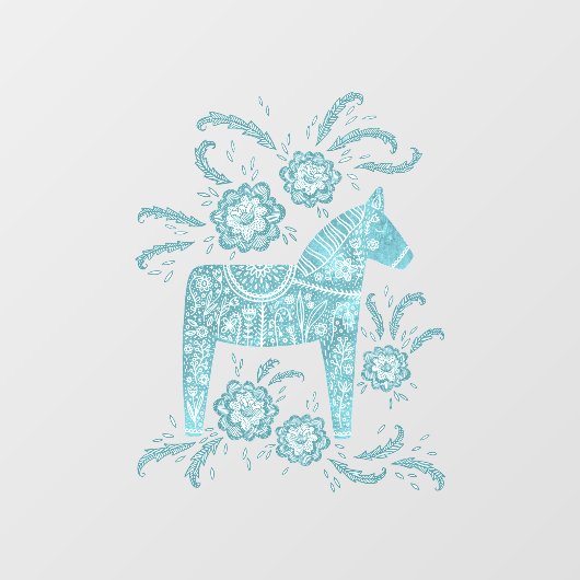 スウェーデンダラホースティール（緑がかった色）グリーンウインドウニックスッキング ウィンドウサイン (シート)