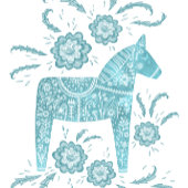 スウェーデンダラホースティール(緑がかった色)グリーン Tシャツ