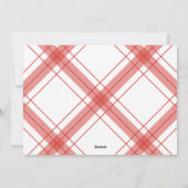 スウェーデンダラホースフォークアートハッピークリスマス シーズンカード (裏面)