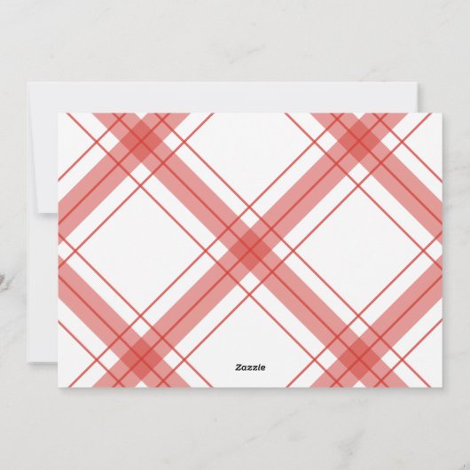 スウェーデンダラホースフォークアートハッピークリスマス シーズンカード (裏面)