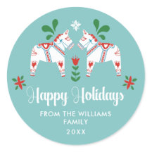 スウェーデンダラホースフォークハッピーホリデーズクリスマス