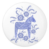 スウェーデンダラホースブルーとホワイトセラミックノブ セラミックノブ (正面)