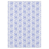 スウェーデンダラホースブルー&ホワイトテーブルクロス テーブルクロス (正面)