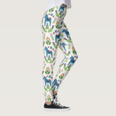 スウェーデンダラホースブルー レギンス (右)