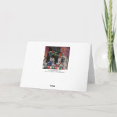 スウェーデンダラホースユール(キリスト降誕祭)カード シーズンカード (裏面)