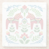 スウェーデンダラホースレッド ガラスコースター (裏面)