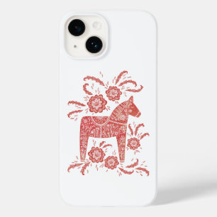 スウェーデンダラホースレッド&ホワイト Case-Mate iPhone 14ケース