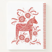 スウェーデンダラホース伝統的フォークアートレシピ ノートブック (裏面)