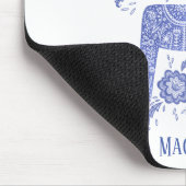 スウェーデンダラホース名前をカスタムするブルーマウスパッド マウスパッド (コーナー)