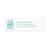 スウェーデンダラホース差出人住所 ラベル (正面)