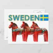 スウェーデンダラホース ポストカード (正面/裏面)