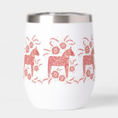 スウェーデンダラ赤と白ホース (背面)