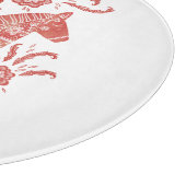 スウェーデンダラ赤と白ホース カッティングボード (角)