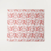 スウェーデンダラ赤と白ホース タペストリー (正面(横))